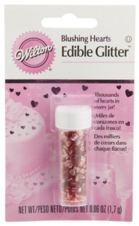 Wilton Edible Glitter, Pink Hearts