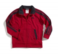 Adidas Boys 2-7 Go Bold Jacket, Red, 4