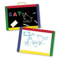 Melissa & Doug Magnetic Chalk Dry Erase Board