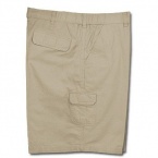 Savane Men's Side Elastic Canvas Cargo Short