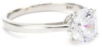 Myia Passiello Essentials Swarovski Zirconia Round Solitaire Ring