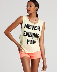 This boldy hued (and worded) WILDFOX tank ensure you'll be the life of the party.