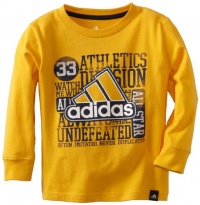 Adidas Boys 2-7 Type Performance Shirt, Yellow, 7X