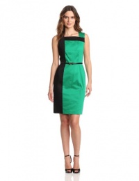 Calvin Klein Women's Sleeveless Color-Block Dress