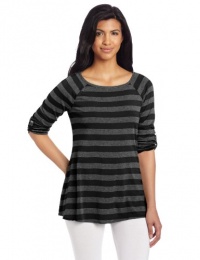 Calvin Klein Performance Women's Roll Tab Stripe Tunic