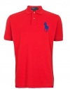 Ralph Lauren Custom-Fit Big Pony S/S RED/BLUE PONY L Polo shirt