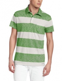 Calvin Klein Jeans Men's Swelter Stripe Short Sleeve Polo