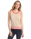 Jones New York Women's Petite Sleeveless Colorblock Shell Tank