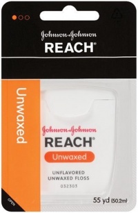 Reach Dental Floss, Unwaxed, 55 Yard  (Pack of 12)