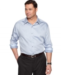 Smooth operator. This shirt from Perry Ellis is a sleek, stylish addition to your collection. (Clearance)