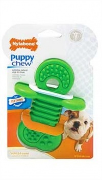 Nylabone Puppy Rhino Teethers Chew Toy, Medium