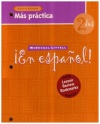 En Espanol: Level 2 Mas Practica Cuaderno with Lesson Review Bookmarks (Spanish Edition)