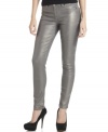 Heavy metal: these metallic coated jeans from Calvin Klein Jeans add instant edge to any wardrobe!