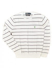 Polo Ralph Lauren Light-Weight Striped Crewneck Sweater