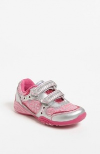 Stride Rite SS Crystal Sneaker (Toddler/Little Kid),Silver/Pink,9 W US Toddler