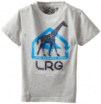 LRG Boys 2-7 Little CC Four Tee, Ash Heather, 6