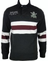 Polo Ralph Lauren Mens Custom-Fit Long-Sleeved Stripe Rugby (Medium)