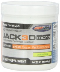 USP Labs Jack3D Micro Mineral Supplement 146g, Lemon Lime, 0.4 lbs.