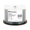 Verbatim DVD+R 4.7GB 8X DataLifePlus Inkjet Printable, Hub Printable 50pk Spindle (White)