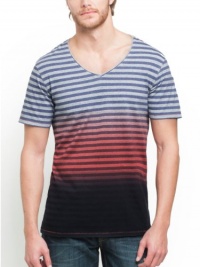 GUESS Bentley Striped V-Neck Tee