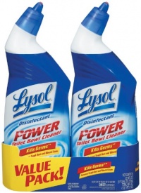 Lysol Toilet Bowl Cleaner, Twin Banded Pack, 48 Ounce