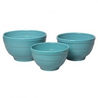 Fiesta 967-107 3-Piece Baking Bowl Set, Turquoise