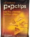 Popchips Tortilla Chips, Nacho Cheese, 3.5-Ounce (Pack of 12)