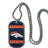 NFL Denver Broncos Dog Tag Necklace