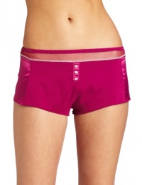 Calvin Klein Women's Naked Glamour Sleep Short, China Berry, Large