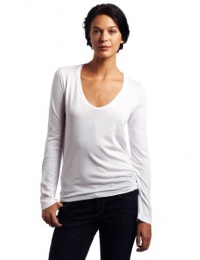 Splendid Women's Light Long Sleeve Scoop Top