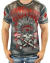 Affliction Tomahawk Short Sleeve Men's T-Shirt Black Size M