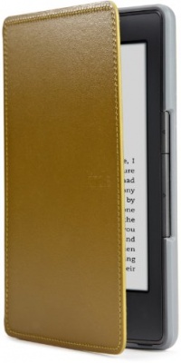 Amazon Kindle Leather Cover, Olive Green (does not fit Kindle Paperwhite, Touch, or Keyboard)