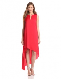 BCBGMAXAZRIA Women's Willow Asymmetrical Hem Tank Dress