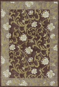 Dalyn Rugs Galleria Gl 3 Taupe, 5-Feet by 7-Feet 6-Inch