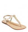 G by GUESS Women's Dawn Sandal, GOLD (7)