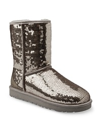 Glittering sequins add sparkle--and shearling adds warmth--to your every step. By UGG® Australia.