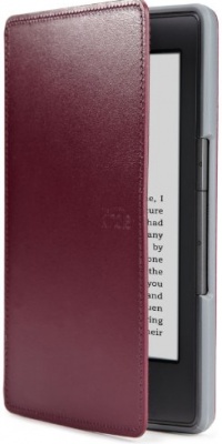 Amazon Kindle Leather Cover, Wine Purple (does not fit Kindle Paperwhite, Touch, or Keyboard)