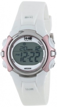 Timex Women's T5G881 1440 Sports Digital White Resin Strap Watch