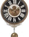 Uttermost Vincenzo Bartolini Black Wall Weathered Laminated Clock