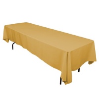 60 x 126 in. Rectangular Polyester Tablecloth Copper