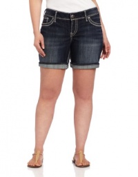 Silver Jeans Juniors Plus-Size Suki Short