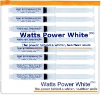 8 Large 10ml Syringes of Professional 35% Teeth Whitening Gels - Optimized Formula By Watts Power White