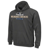 Milwaukee Brewers 2012 Authentic Collection Property Of Pro Granite Performance Hooded Fleece