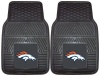 FANMATS 8768 NFL Denver Broncos Front Heavy Duty Vinyl Car Mat - 2 Pieces