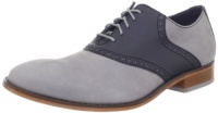 Cole Haan Men's Air Colton Saddle Oxford,Ironstone Nubuck/Black,10.5 M US