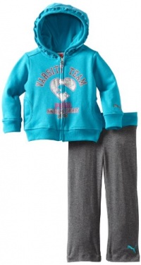 Puma-Kids Girls 2-6X Tod Hoodie And Yoga Pant Set