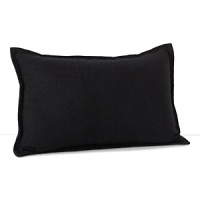 A luxurious solid cashmere pillow is an ultra-soft accent to the collection.