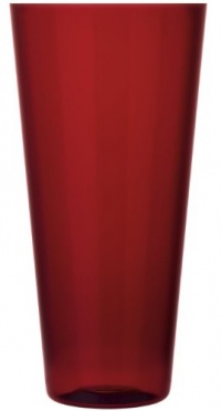 Iittala Kartio Vase, Red, 11-1/4-Inch