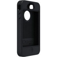 Otterbox Impact Series Silicone Case for iPhone 4 & 4S  - Retail Packaging - Black