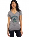 MLS Seattle Sounders FC Trefoil Logo Tri-Blend V-Neck Short Sleeve Women's T-Shirt